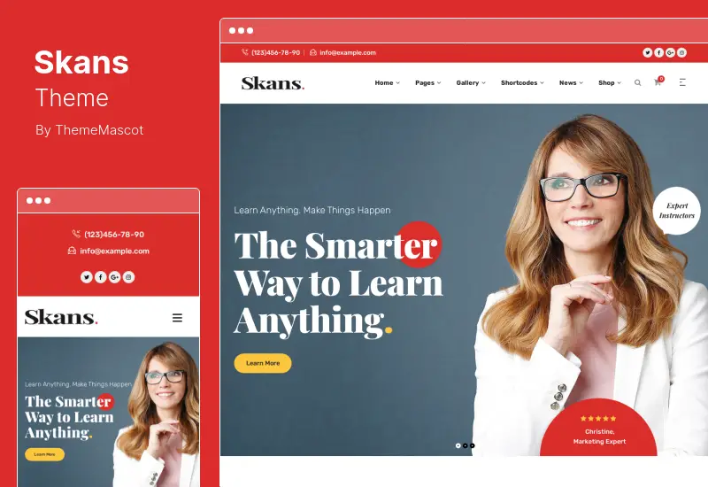 Skans Theme - Education WordPress Theme