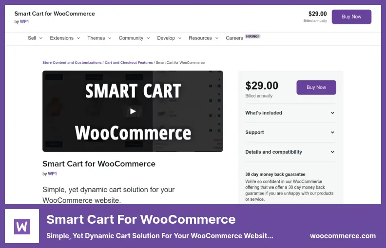 Smart Cart for WooCommerce Plugin - Simple, Yet Dynamic Cart Solution for Your WooCommerce Website