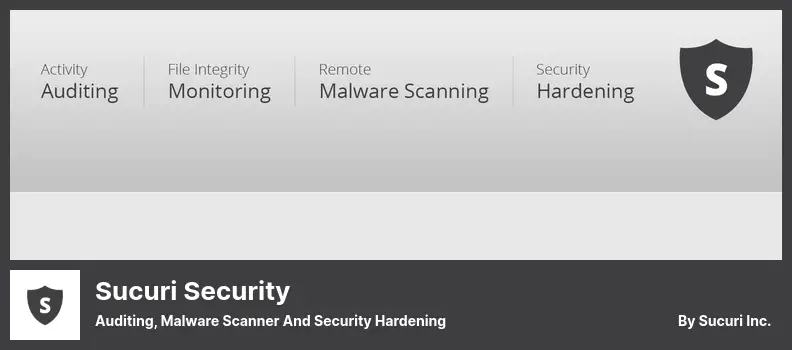 Sucuri Security Plugin - Auditing, Malware Scanner and Security Hardening