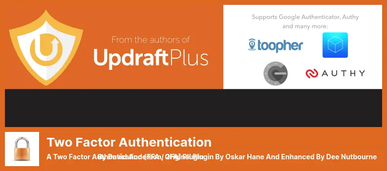 Two Factor Authentication Plugin - a Two Factor Authentication (TFA / 2FA) Plugin