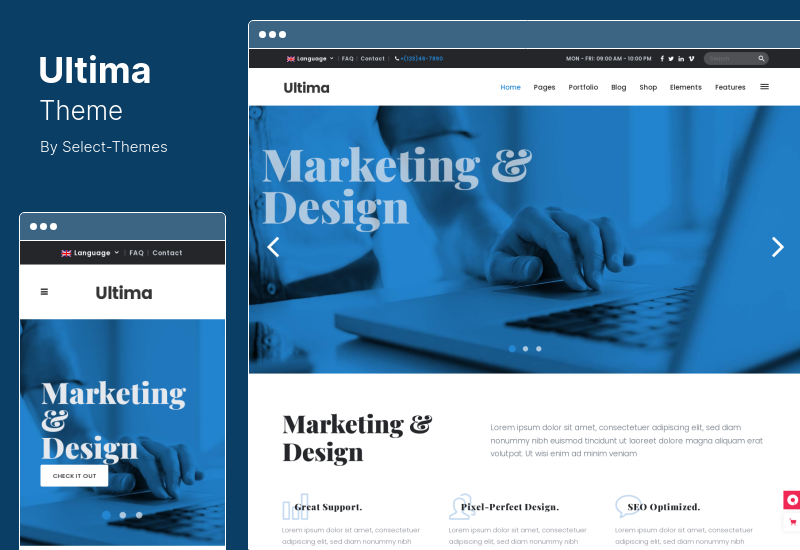 Ultima Theme - Digital Marketing Agency Theme