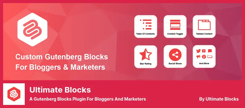 Ultimate Blocks Plugin - A Gutenberg Blocks Plugin for Bloggers and Marketers