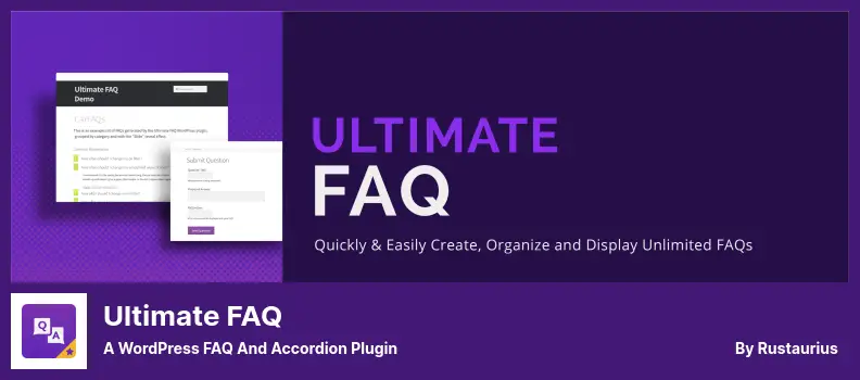 Ultimate FAQ Plugin - a WordPress FAQ and Accordion Plugin