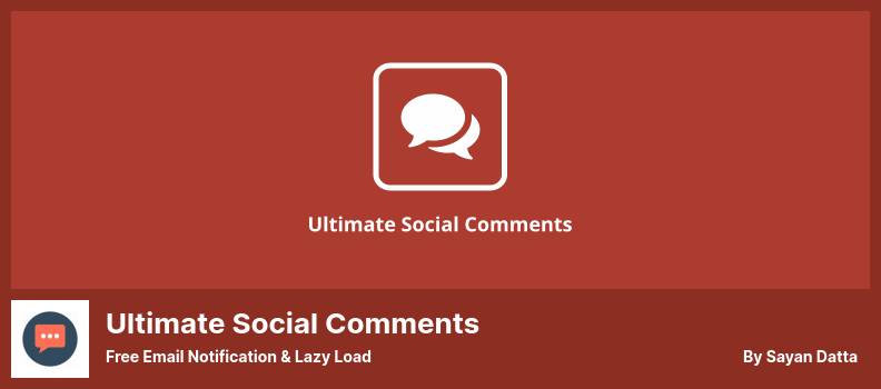 Ultimate Social Comments Plugin - Free Email Notification & Lazy Load