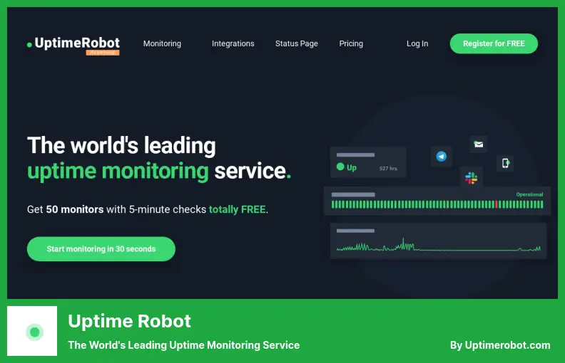 Uptime Robot Plugin - The World's Leading Uptime Monitoring Service