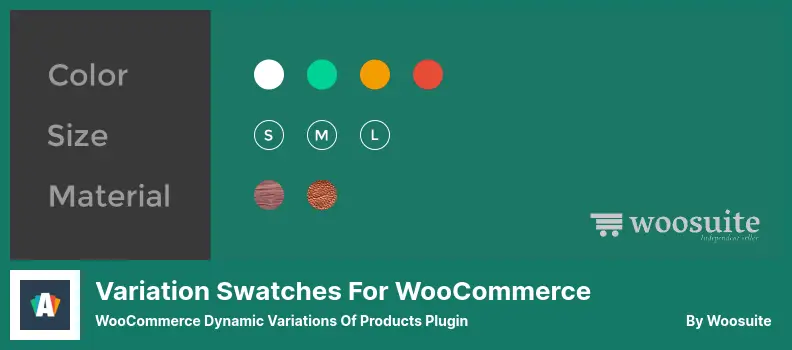 Variation Swatches for WooCommerce Plugin - WooCommerce Dynamic Variations Of Products Plugin