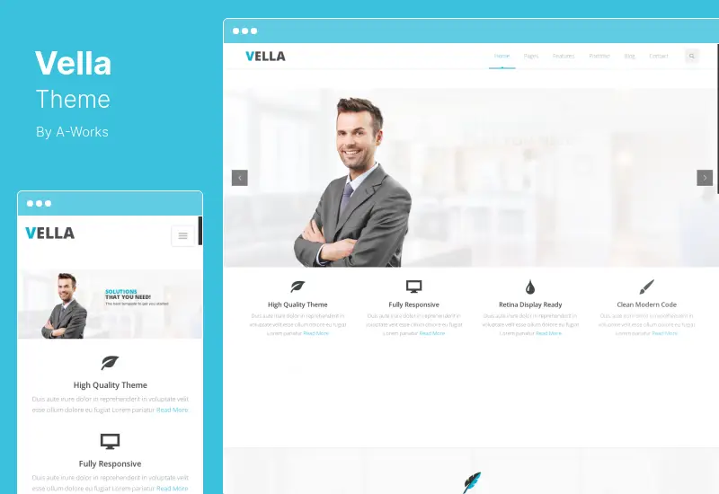Vella Theme - Modern Business WordPress Theme