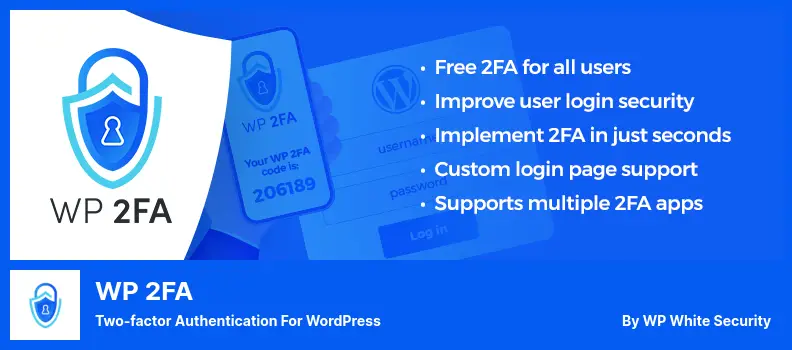 WP 2FA Plugin - Two-factor Authentication for WordPress