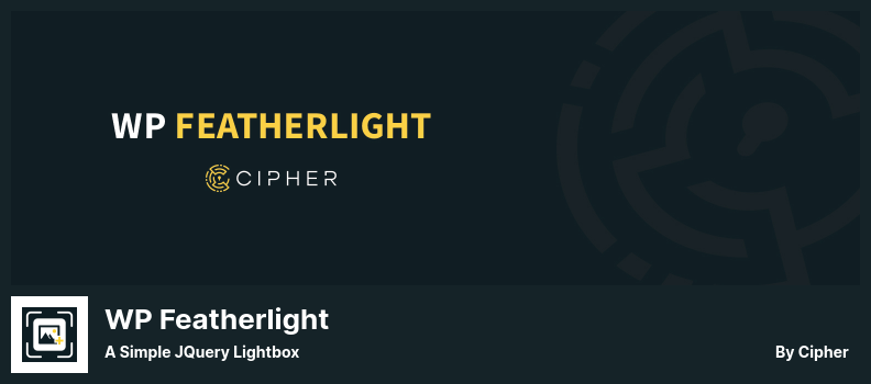 WP Featherlight Plugin - A Simple jQuery Lightbox