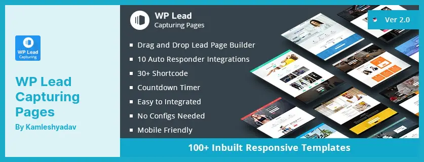 WP Lead Capturing Pages Plugin - Create Stunning Landing Pages & Lead Pages