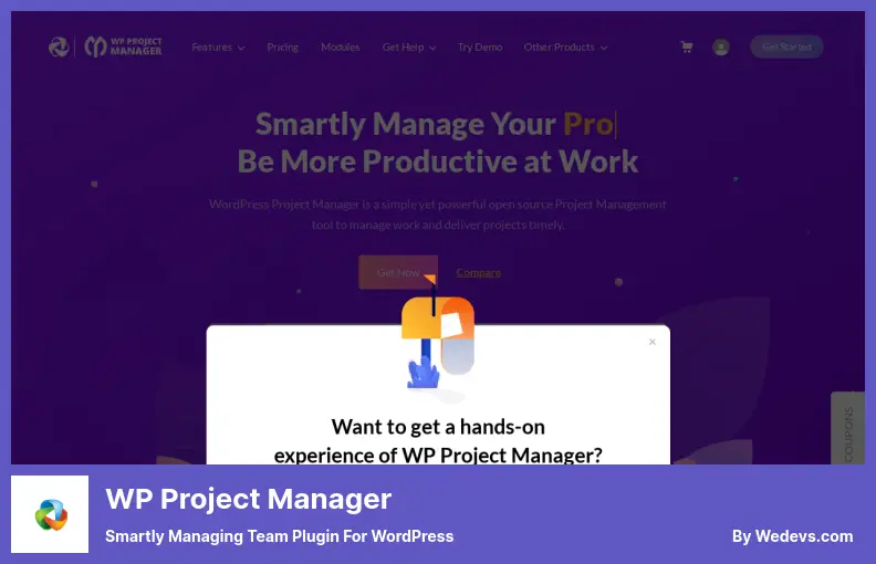 WP Project Manager Plugin - Smartly Managing Team Plugin For WordPress
