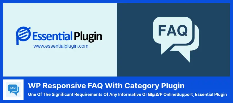 WP Responsive FAQ With Category Plugin Plugin - One of The Significant Requirements of Any Informative or Business Website