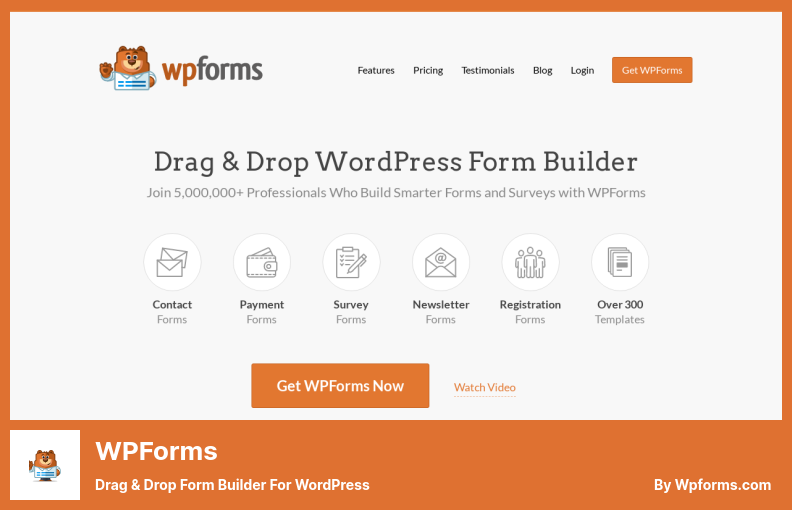 WPForms Plugin - Drag & Drop Form Builder For WordPress