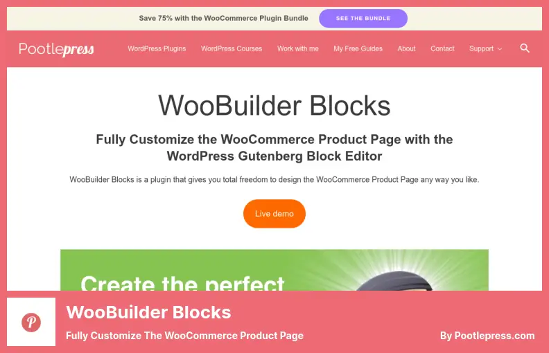 WooBuilder Blocks Plugin - Fully Customize The WooCommerce Product Page