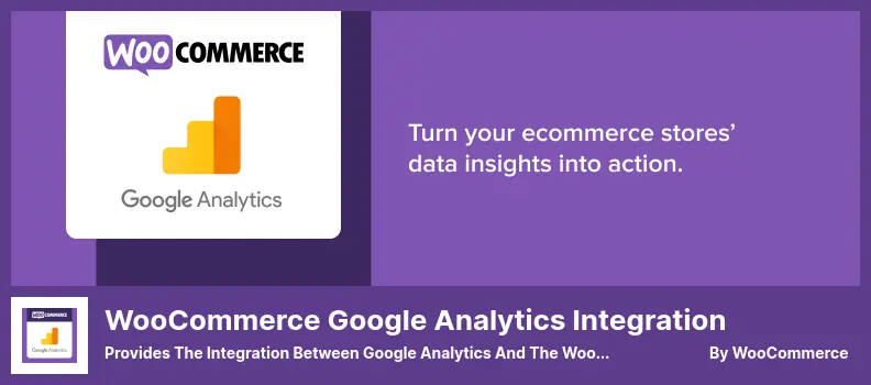 WooCommerce Google Analytics Integration Plugin - Provides The Integration Between Google Analytics and The WooCommerce Plugin