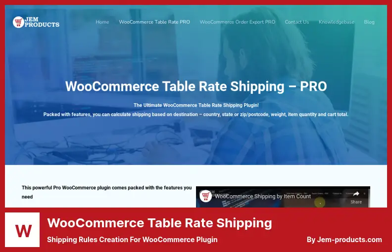 WooCommerce Table Rate Shipping Plugin - Shipping Rules Creation for WooCommerce Plugin