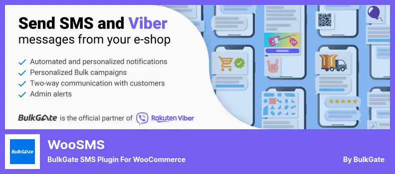 WooSMS Plugin - BulkGate SMS Plugin for WooCommerce