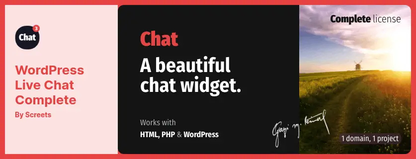 WordPress Live Chat Complete Plugin - chat widget Plugin for WordPress