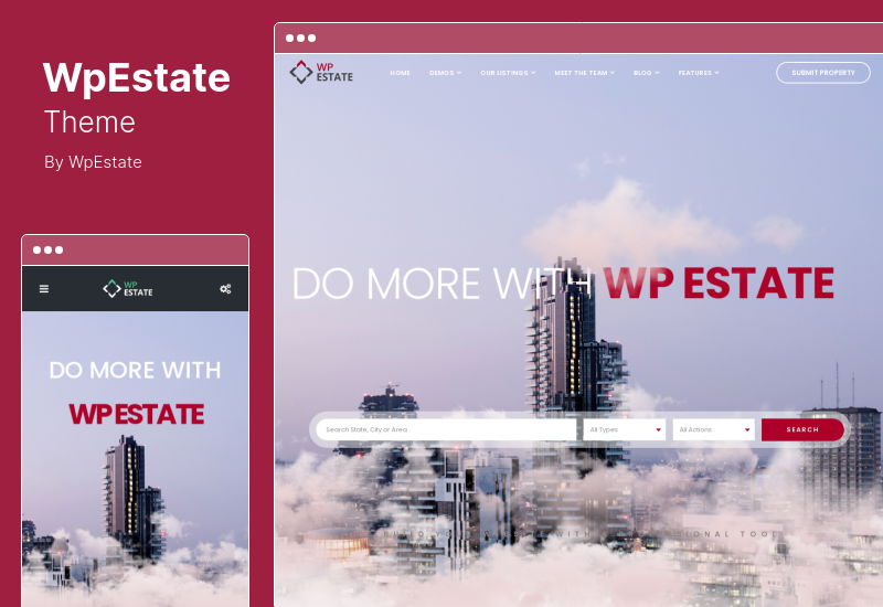 WpEstate Theme - Real Estate WordPress Theme