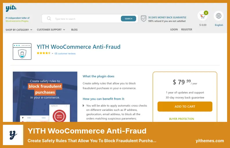 YITH WooCommerce Anti-Fraud Plugin - Create Safety Rules That Allow You to Block Fraudulent Purchases