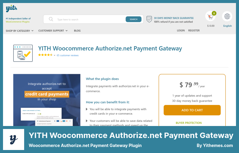 YITH Woocommerce Authorize.net Payment Gateway Plugin - woocommerce authorize.net payment gateway plugin