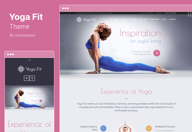 Yoga Fit Theme - Sports  Fitness WordPress Theme