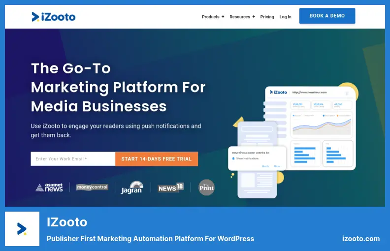 iZooto Plugin - Publisher First Marketing Automation Platform For WordPress