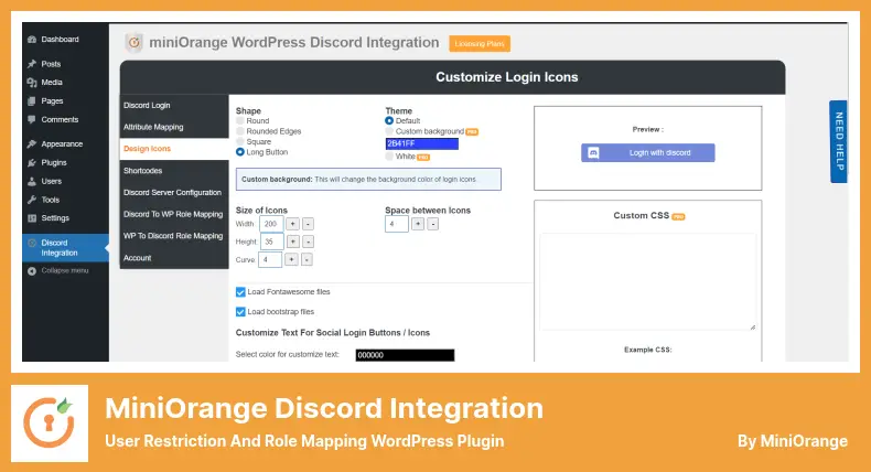 miniOrange Discord Integration - Discord Integration and Role mapping