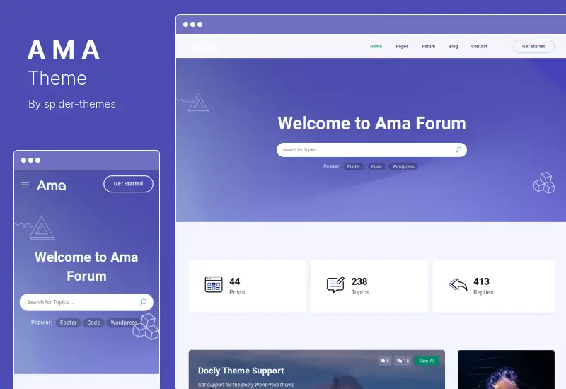 AMA Theme - bbPress Forum & Social Questions Answers WordPress Theme