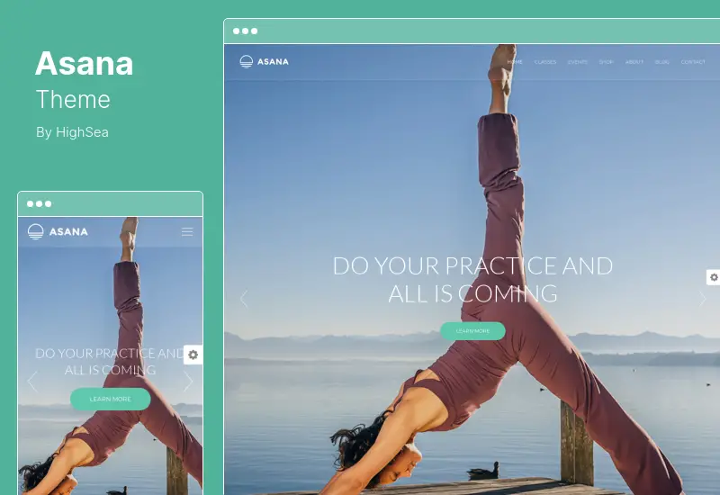 Asana Theme - Yoga WordPress Theme