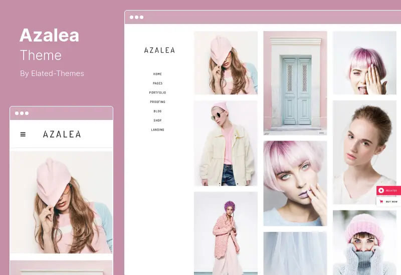 Azalea Theme - Fashion Photography WordPress Theme