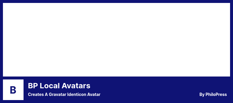 BP Local Avatars Plugin - Creates a Gravatar Identicon Avatar