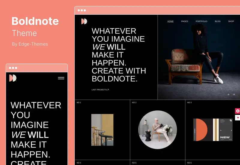 Boldnote Theme - Portfolio Agency WordPress Theme