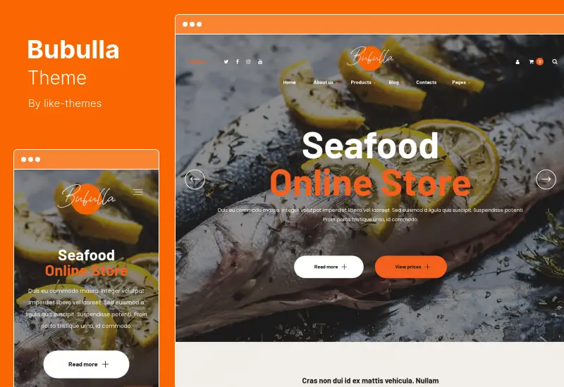 Bubulla Theme - Meat Farm & Seafood Store WordPress Theme