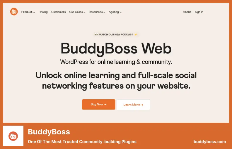 BuddyBoss Plugin - One of The Most Trusted Community-building Plugins