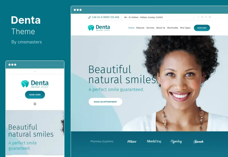 Denta Theme - Dental Clinic WordPress Theme