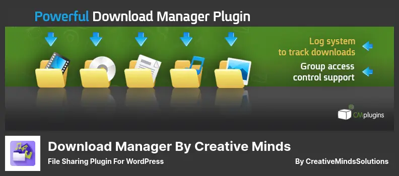 Download Manager by Creative Minds Plugin - File Sharing Plugin for WordPress