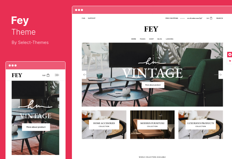 Fey Theme - Modern eCommerce WordPress Theme