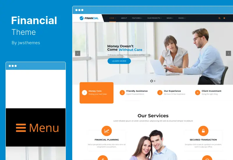 Financial Theme - Business & Consulting WordPress Theme