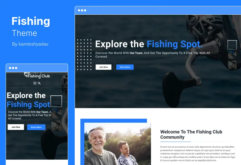 Fishing Theme - Water Sports, Yacht & Fishing WordPress Theme