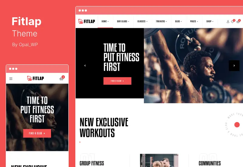 Fitlap Theme - Gym & Fitness Club WordPress Theme