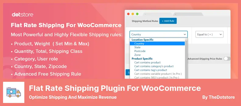 Flat Rate Shipping Plugin For WooCommerce Plugin - Optimize Shipping and Maximize Revenue