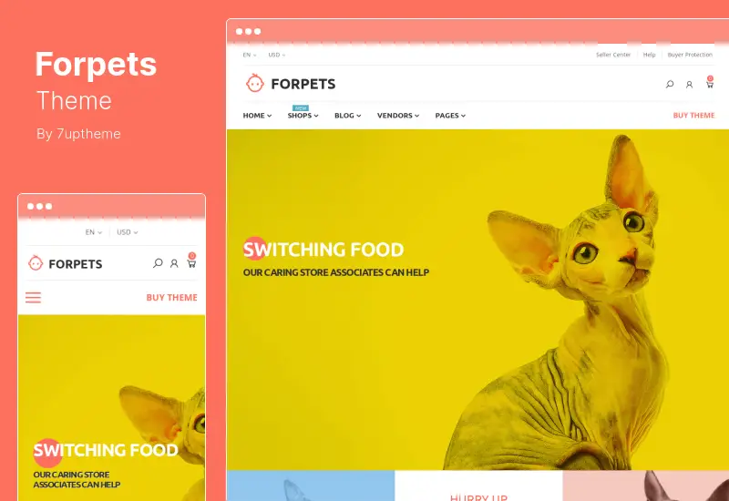 Forpets Theme - Food Shop WooCommerce Theme