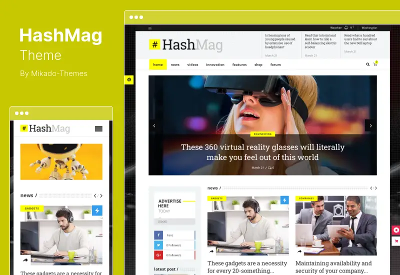 HashMag Theme - Magazine & News WordPress Theme