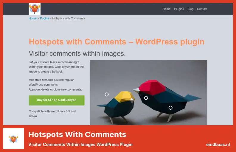 Hotspots with Comments Plugin - Visitor Comments Within Images WordPress Plugin