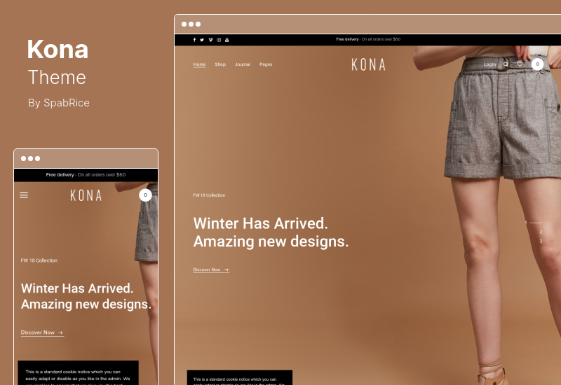 Kona Theme - Modern & Clean eCommerce WordPress Theme