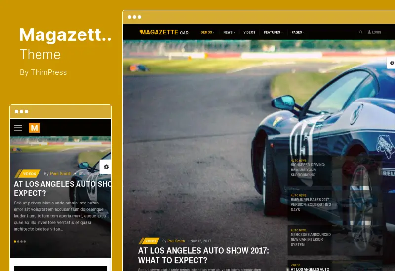 Magazette Theme - News & Magazine WordPress Theme