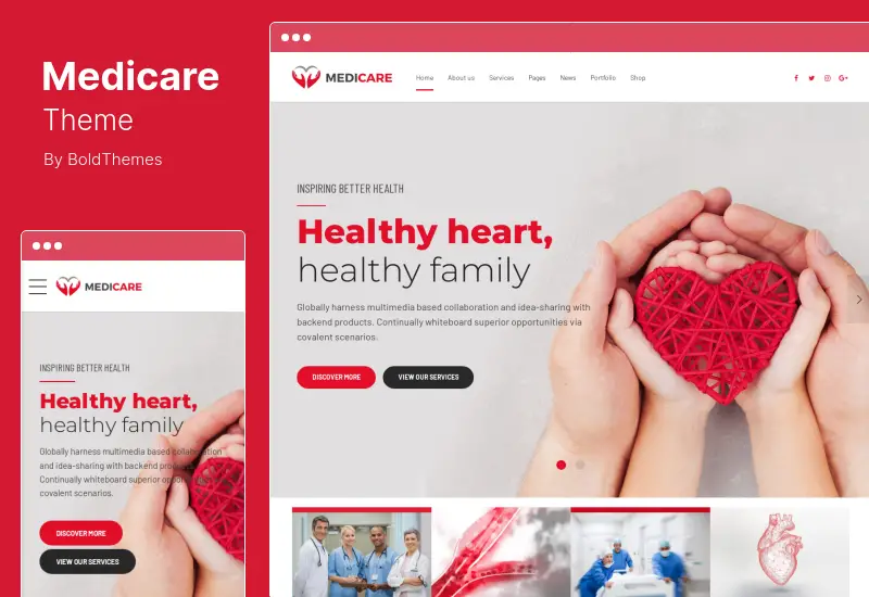 Medicare Theme - Doctor, Medical & Healthcare WordPress Theme