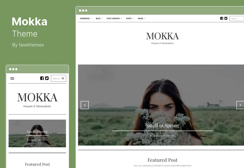 Mokka Theme - Minimal & Elegant Blog WordPress Theme