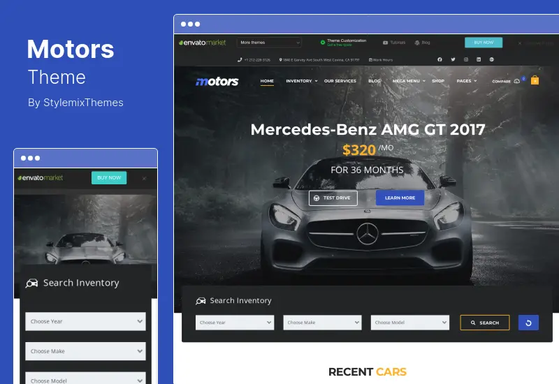 Motors Theme - Car Dealer, Rental & Listing WordPress theme